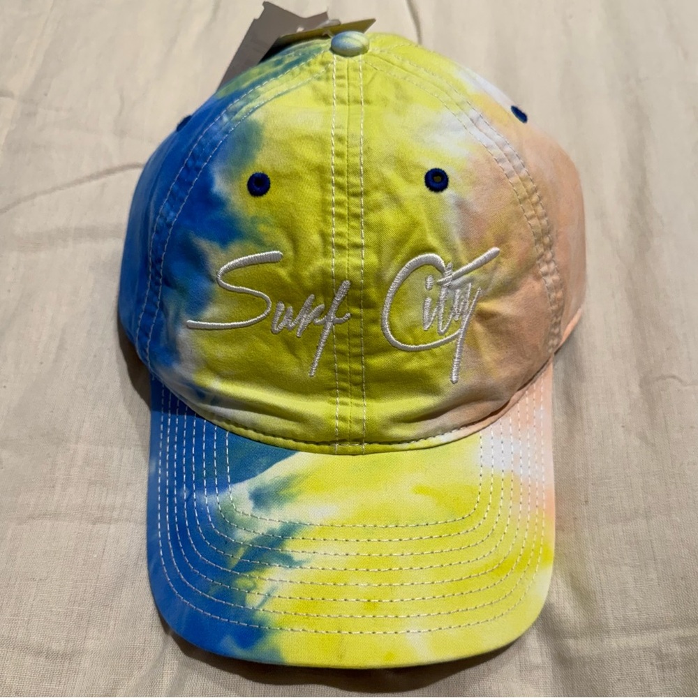 NWT Surf City Tie Dye Baseball Cap